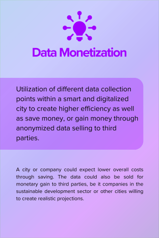 Data monetization back card