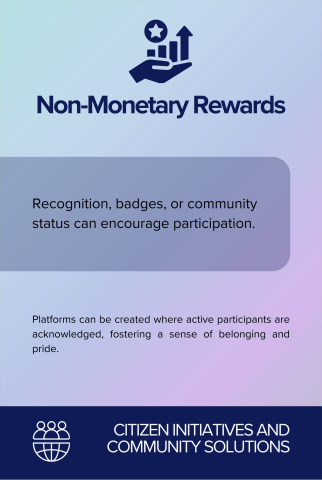 Non-Monetary Rewards back card