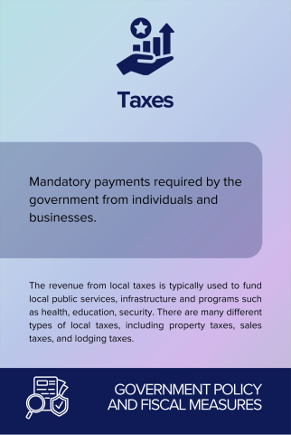 Taxes back card