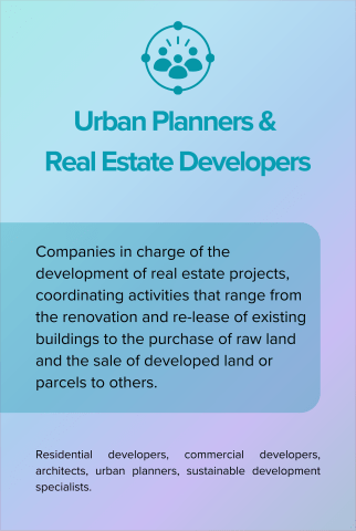 Urban Planners & Real Estate Developers back card