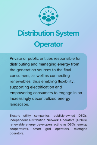 Distribution System Operator back card