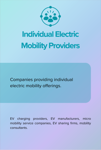Individual Electric Mobility Providers back card