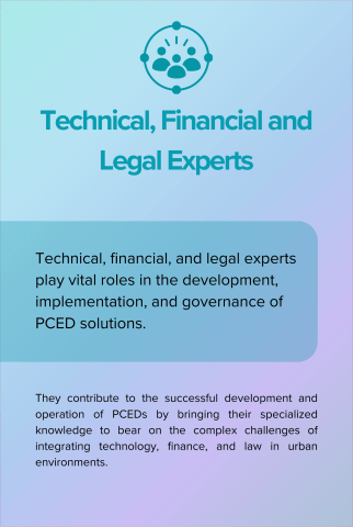 Technical, Financial and Legal Experts back card