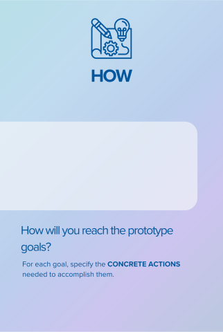 How - prototype back card