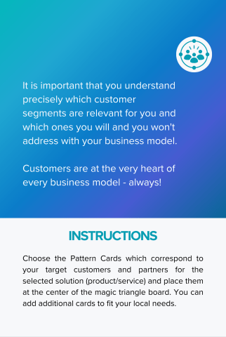 WHO are your target customers? back card