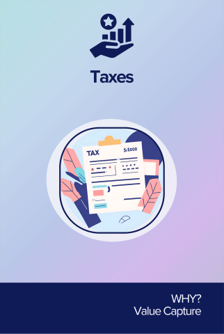 Taxes front card