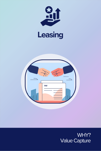 Leasing card front