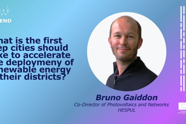 Embedded thumbnail for Bruno Gaiddon - Deployment of renewable energy in cities