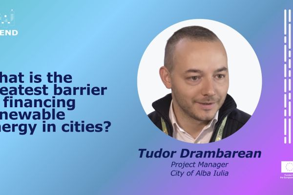 Embedded thumbnail for Tudor Drambarean - Financing renewable energy in cities
