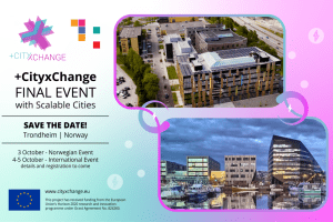 CityxChange Final Conference in Trondheim